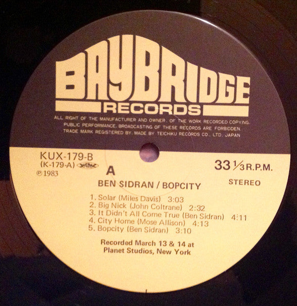 Bop City