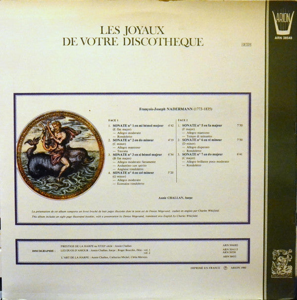 Sept Sonates Pour Harpe