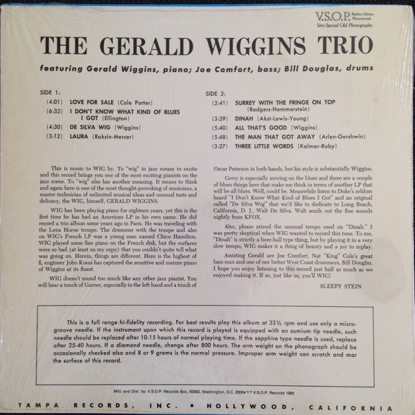 The Gerald Wiggins Trio