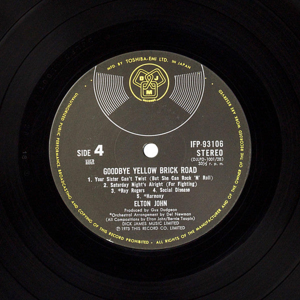 Goodbye Yellow Brick Road