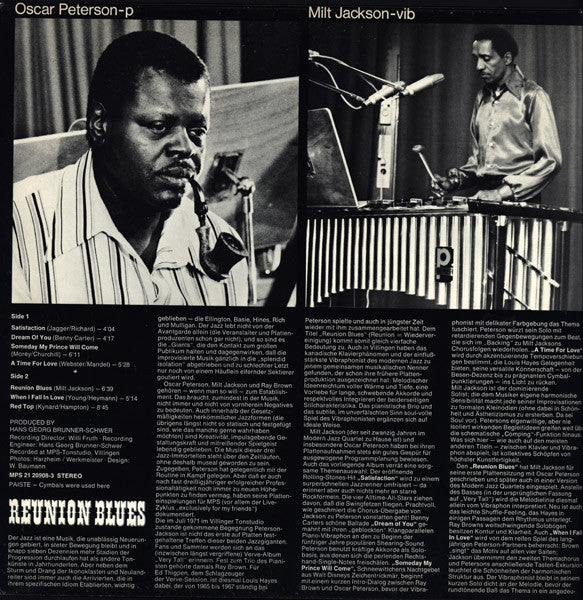 Release: Reunion Blues-Vinyl-Germany-1972-21 20908-5, 21 20908-5-1714503