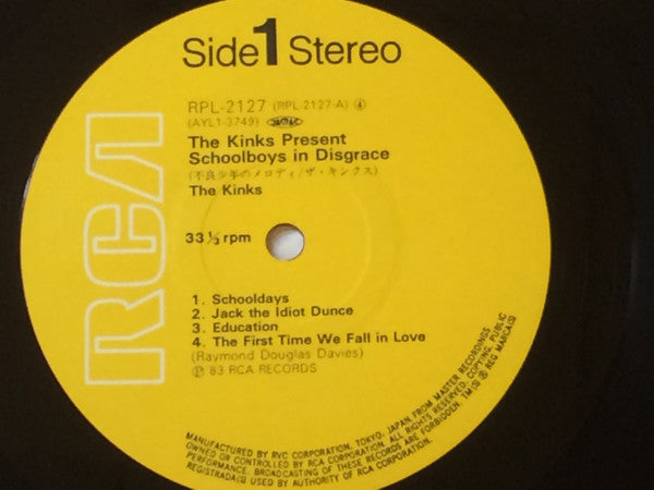 The Kinks Present Schoolboys In Disgrace