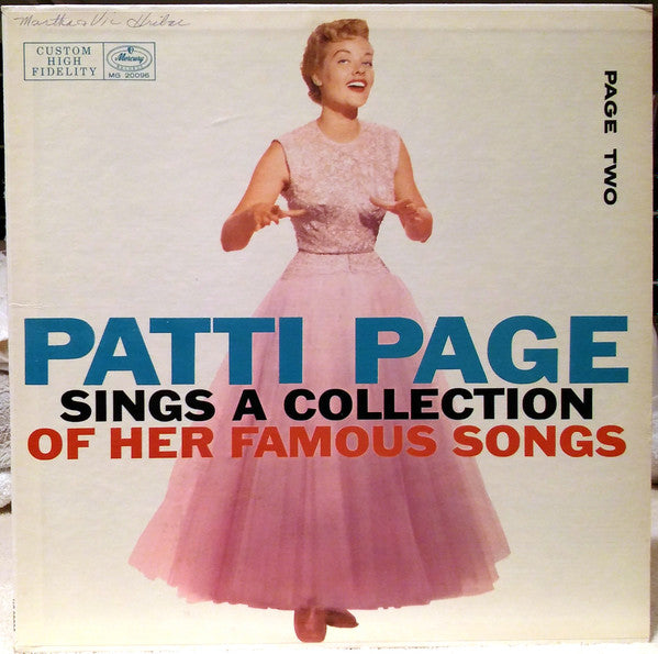 Master Release: Page 2 - A Collection Of Her Most Famous Songs by Patti Page