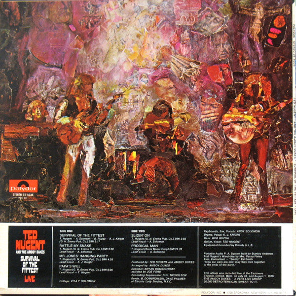 Master Release: Survival Of The Fittest - Live by Ted Nugent