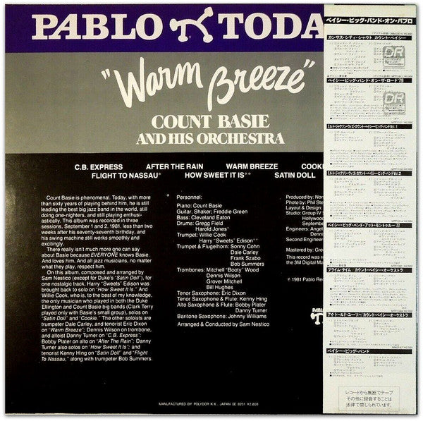 Master Release: Warm Breeze by Count Basie Orchestra