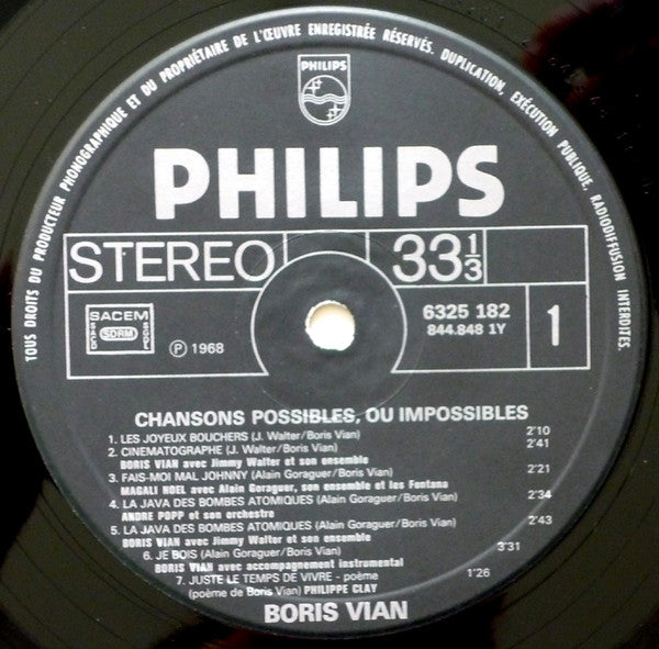 Chansons Possibles, Ou Impossibles