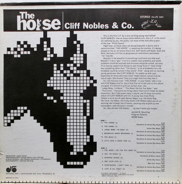 Master Release: The Horse by Cliff Nobles & Co