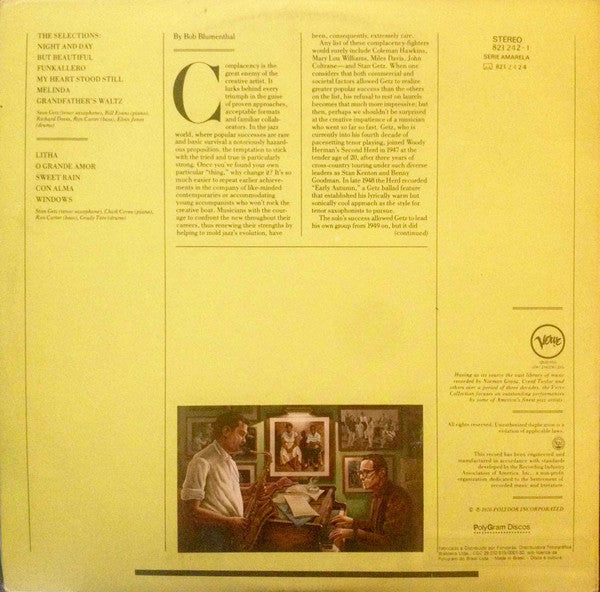 Release: The Chick Corea / Bill Evans Sessions-Vinyl-Brazil-1984-823 242-1-8524286
