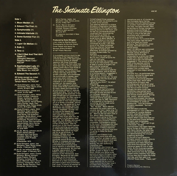 The Intimate Ellington