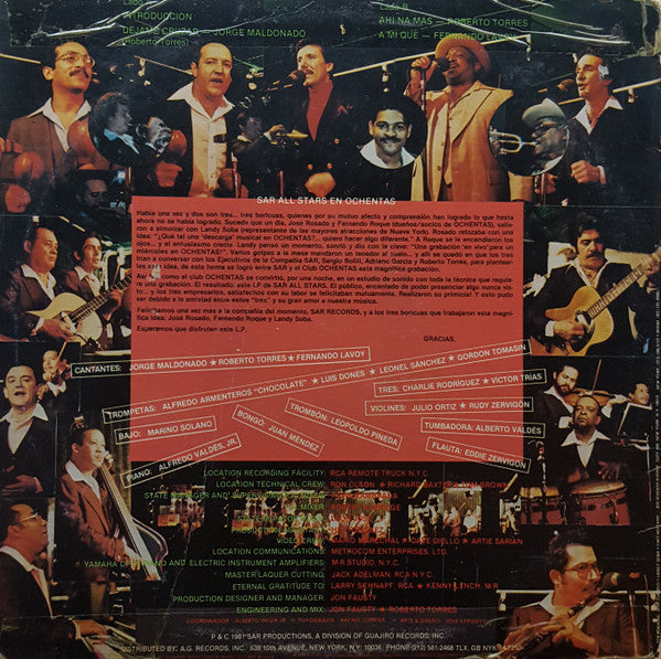 Release: Recorded Live In Club Ochentas - Album 1-Vinyl-US-1981-SAR 1021, SLP 1021-1952447