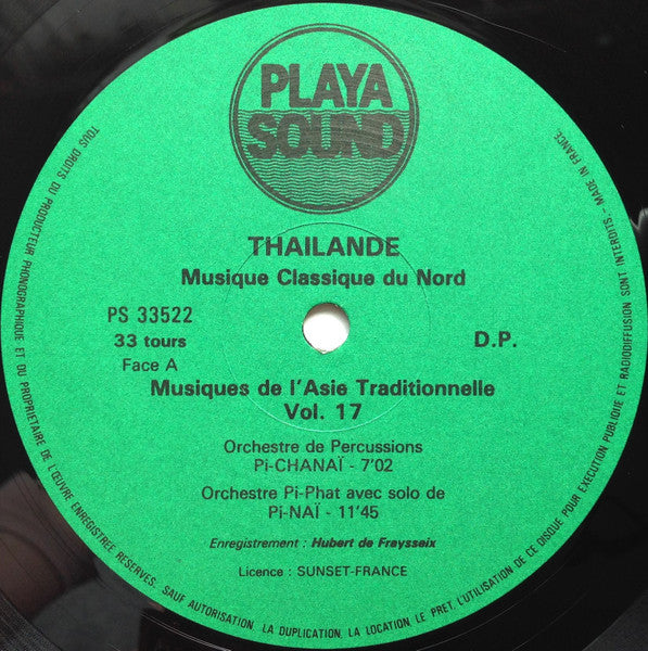 Thaïlande (Musique Classique Du Nord)
