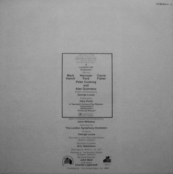 Star Wars (The Original Soundtrack From The 20th Century-Fox Film) = スターウォーズ（20世紀のオリジナルサウンドトラック-フォックスフィルム）