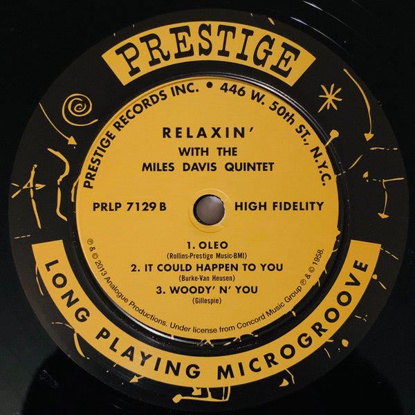 Relaxin' With The Miles Davis Quintet