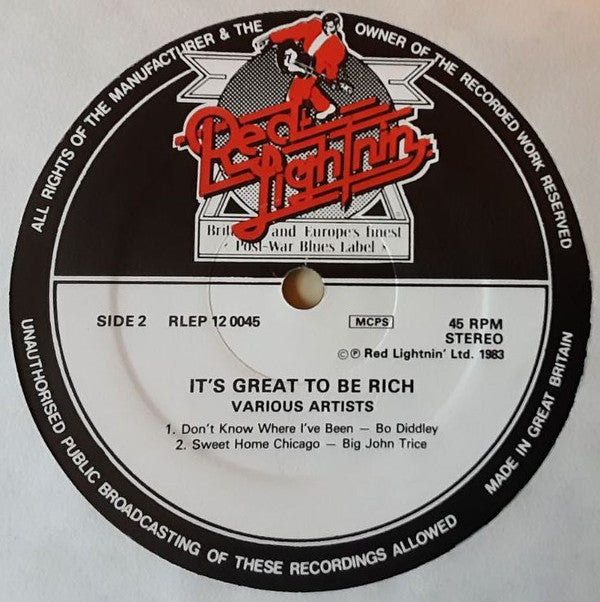 It's Great To Be Rich