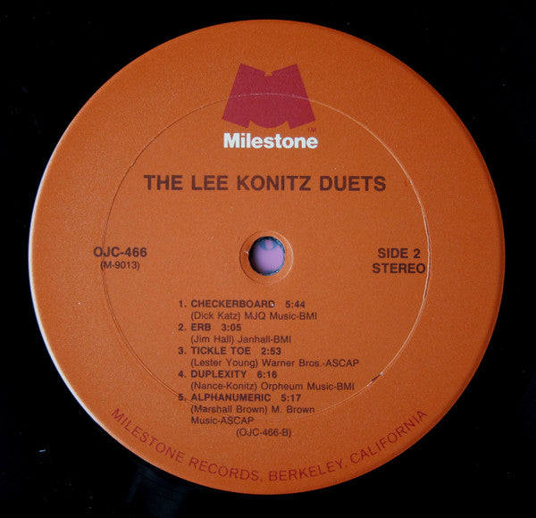 The Lee Konitz Duets