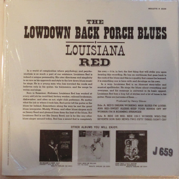 Master Release: The Lowdown Back Porch Blues by Louisiana Red