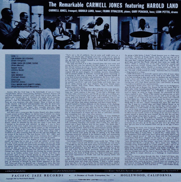 Master Release: The Remarkable Carmell Jones by Carmell Jones