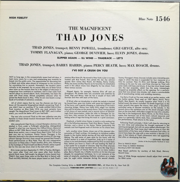 The Magnificent Thad Jones Volume 3