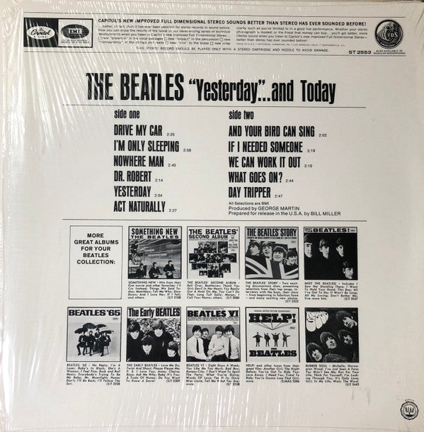 Release: Yesterday And Today-Vinyl-US-1978-ST 2553, ST-2553-8263384