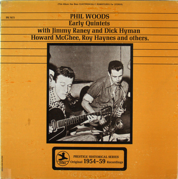 Release: Early Quintets-Vinyl-US-1972-PR 7673, PRT-7673-7096699
