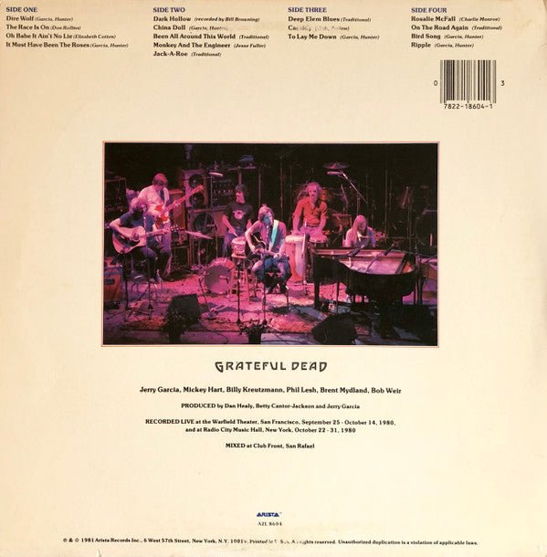 Master Release: Reckoning by The Grateful Dead