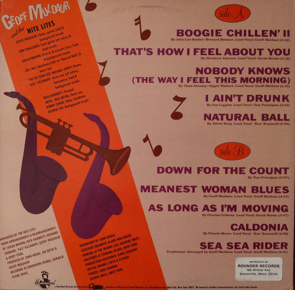 Master Release: I Ain't Drunk by Geoff Muldaur