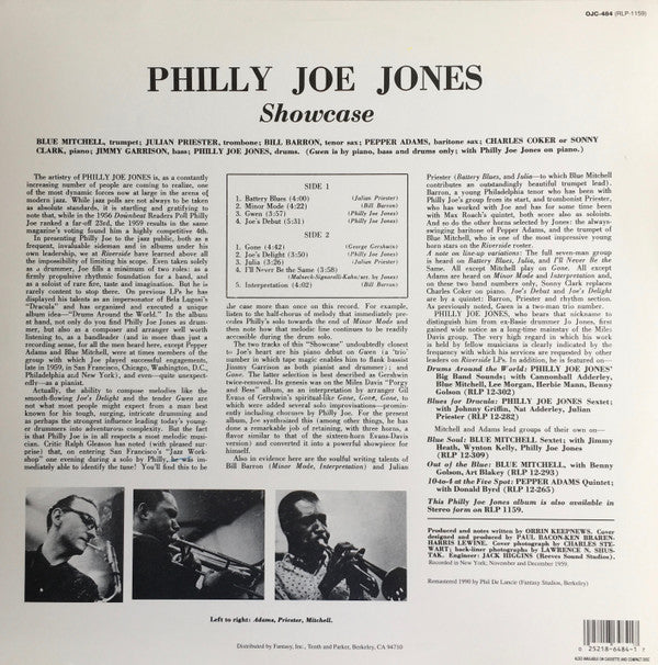 Release: Showcase-Vinyl-US-1990-OJC-484, RLP 1159-4058539