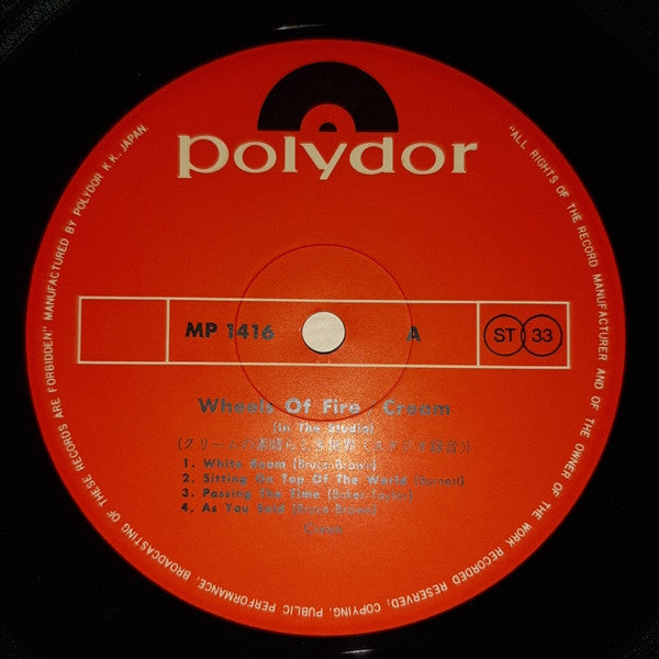 Wheels Of Fire - In The Studio