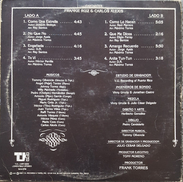 Release: Tommy Olivencia-Vinyl-US-1983-T.H.-AMF-2222, TH-AMF 2222-4310560