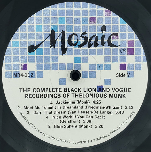 The Complete Black Lion And Vogue Recordings Of Thelonious Monk