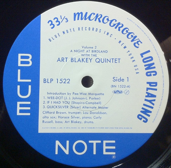 A Night At Birdland Volume 2