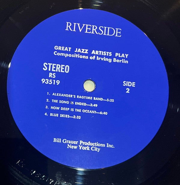 Release: Great Jazz Artists Play Compositions Of Irving Berlin-Vinyl-US-1961-RS 93519-5223810