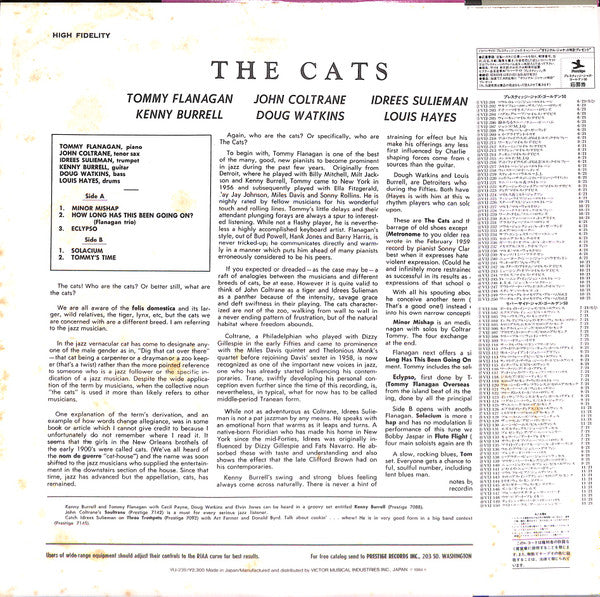 Master Release: The Cats by Tommy Flanagan
