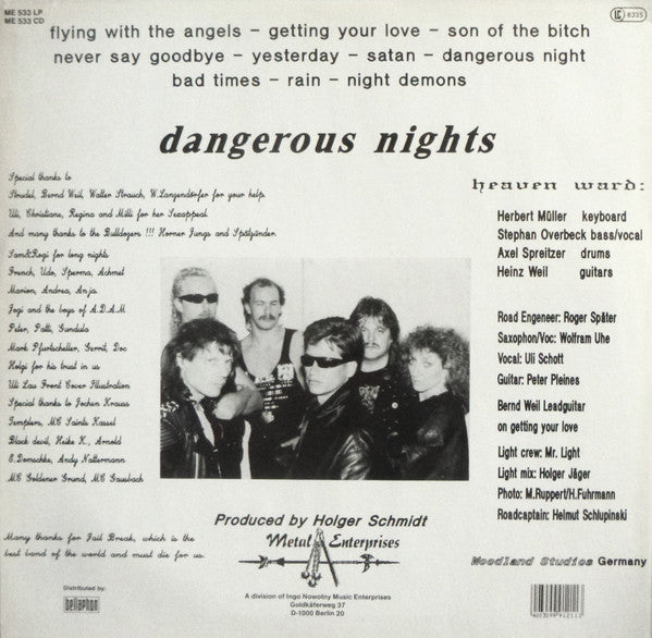 Master Release: Dangerous Nights by Heaven Ward