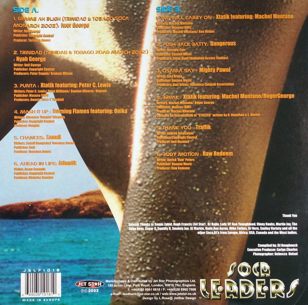 Release: Soca Leaders-Vinyl-UK-2002-JSLP1018-1813014