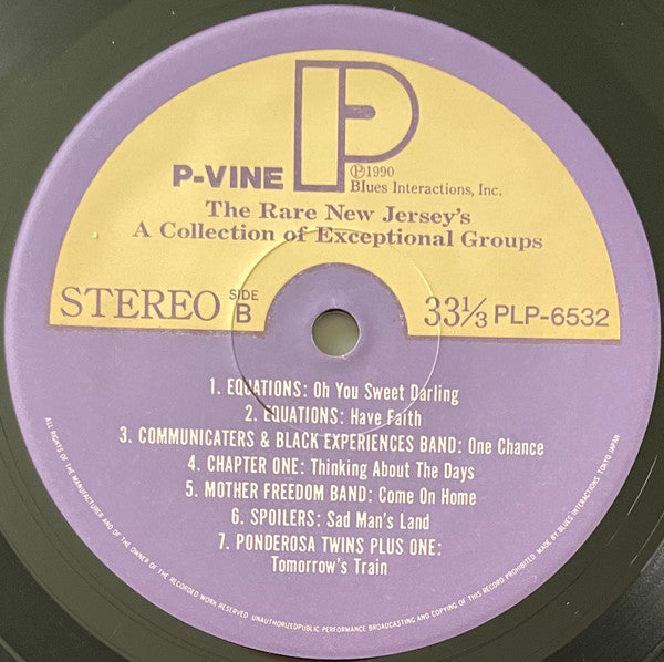 The Rare New Jersey's (A Collection Of Exceptional Groups)