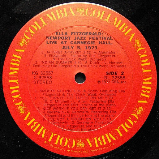 Newport Jazz Festival Live At Carnegie Hall,  July 5, 1973