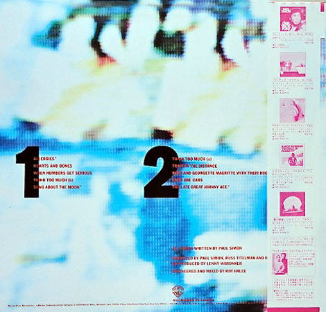 Release: Hearts And Bones-Vinyl-Japan-1983-P-11436-3913149