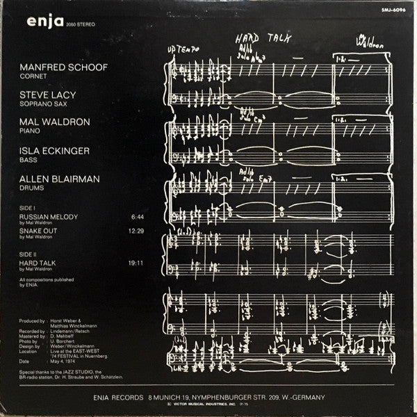 Master Release: Hard Talk by Mal Waldron Quintet