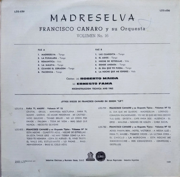 Madreselva - Volumen No. 16