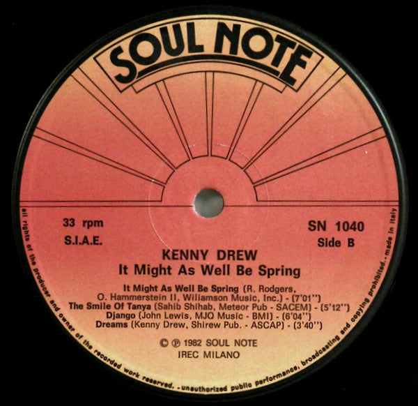 It Might As Well Be Spring