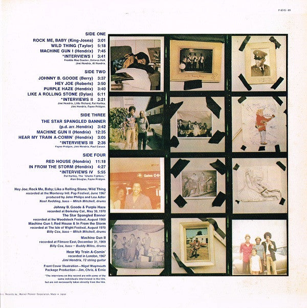 Sound Track Recordings From The Film "Jimi Hendrix"