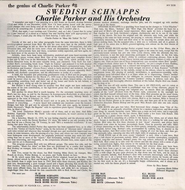 Release: Swedish Schnapps-Vinyl-Japan-1973-MV 2030-1441808