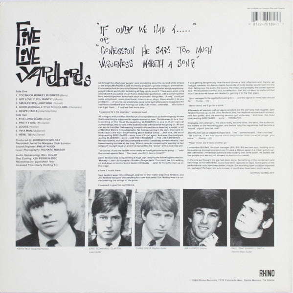 Five Live Yardbirds