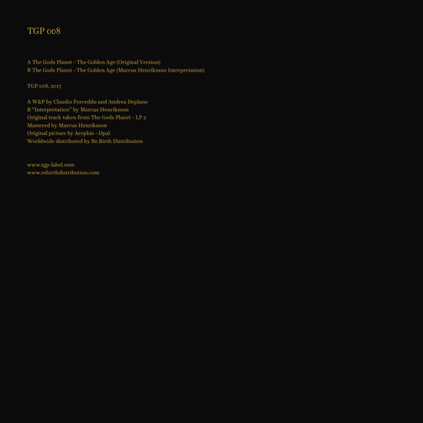 Release: The Golden Age-Vinyl-Italy-2017-TGP 008-9911367
