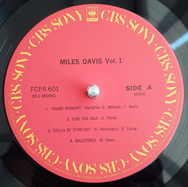 Miles Davis Vol. 1