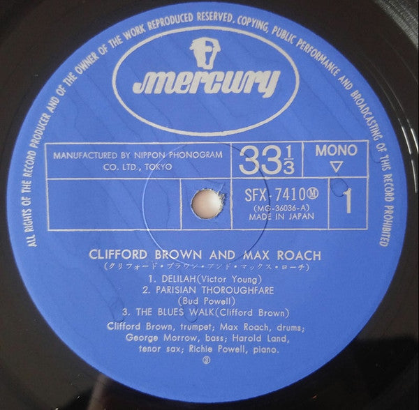 Clifford Brown And Max Roach