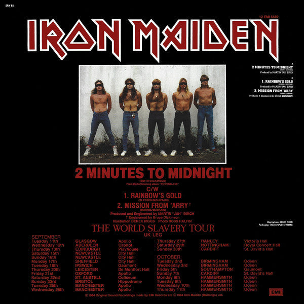 Master Release: 2 Minutes To Midnight · Aces High by Iron Maiden