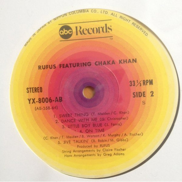 Rufus Featuring Chaka Khan