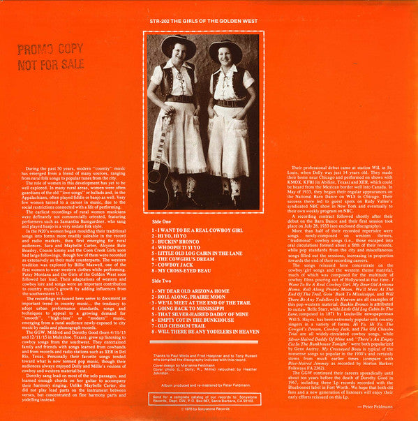 Selected Recordings 1933-1938